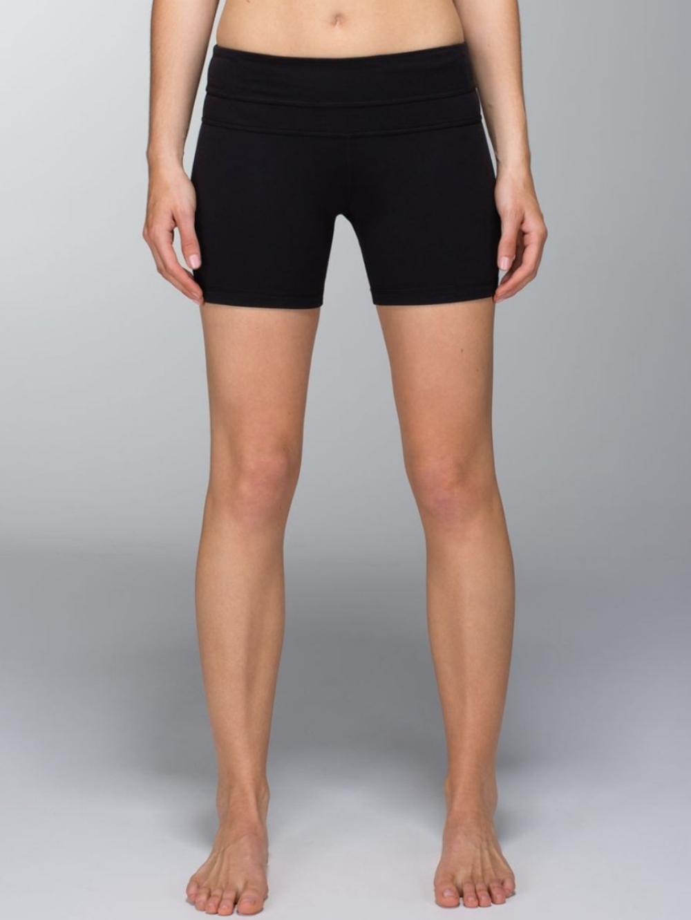 Lululemon Reverse Groove Short Black Reversible Women's 8